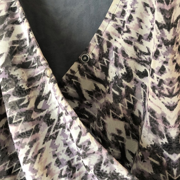 Nine Bird Purple and Gray Dress - Picture 7 of 8